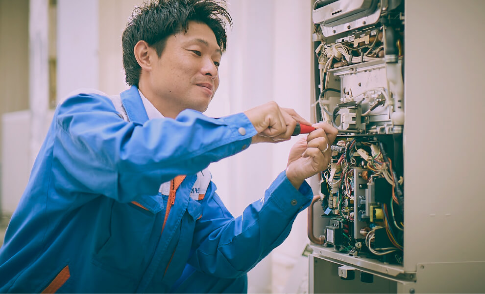 ガス機器や水周りメンテナンス